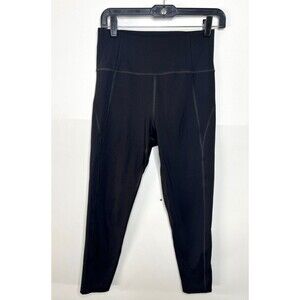 Grlfriend Collective Leggings Womens Medium Black 7/8 Ankle Cropped High Rise